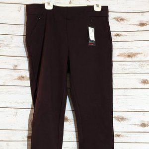 NWT Avenue Pull On Ponte Leggings - Size 14/16 - Plum Color